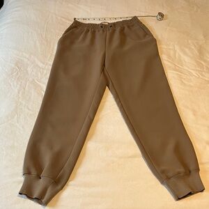Aritzia Wilfred Buffon Pants in Taupe